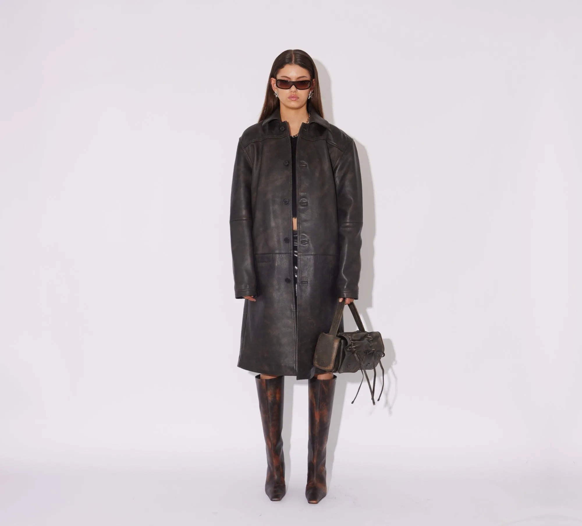 Ryder Leather Coat