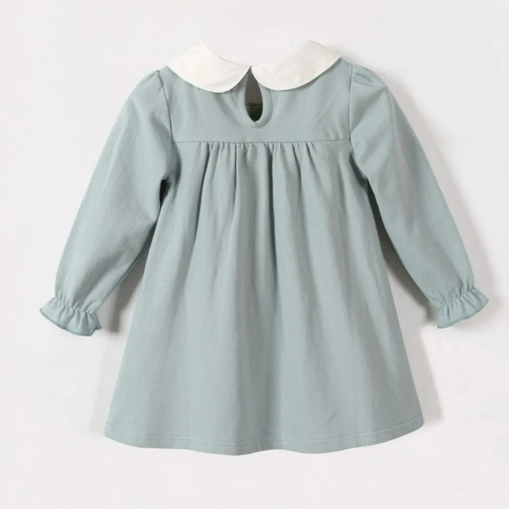 Sage Blue Girls’ Dress