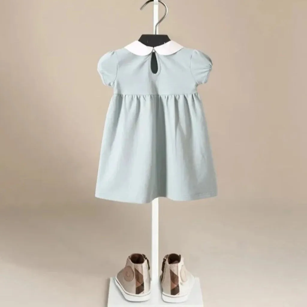 Sage Blue Girls’ Dress