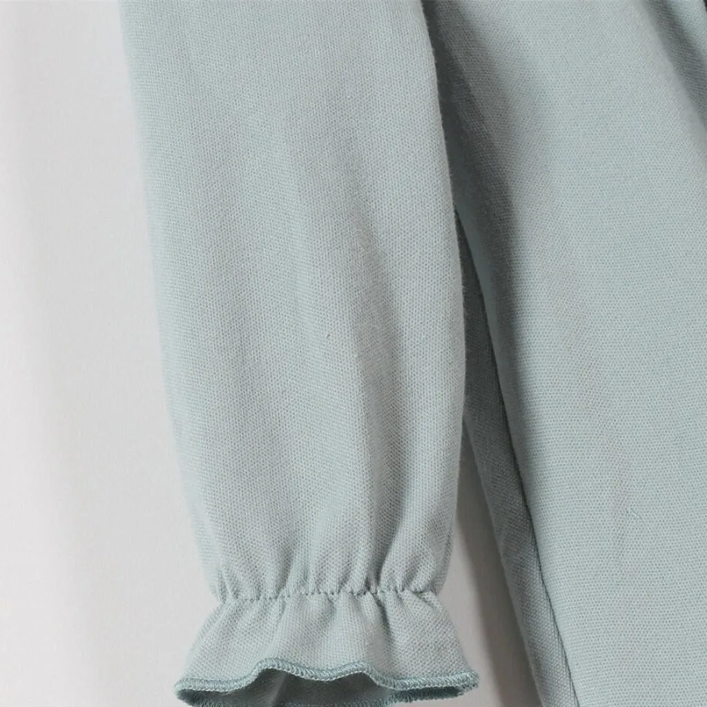 Sage Blue Girls’ Dress