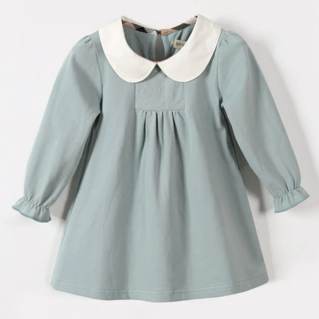 Sage Blue Girls’ Dress