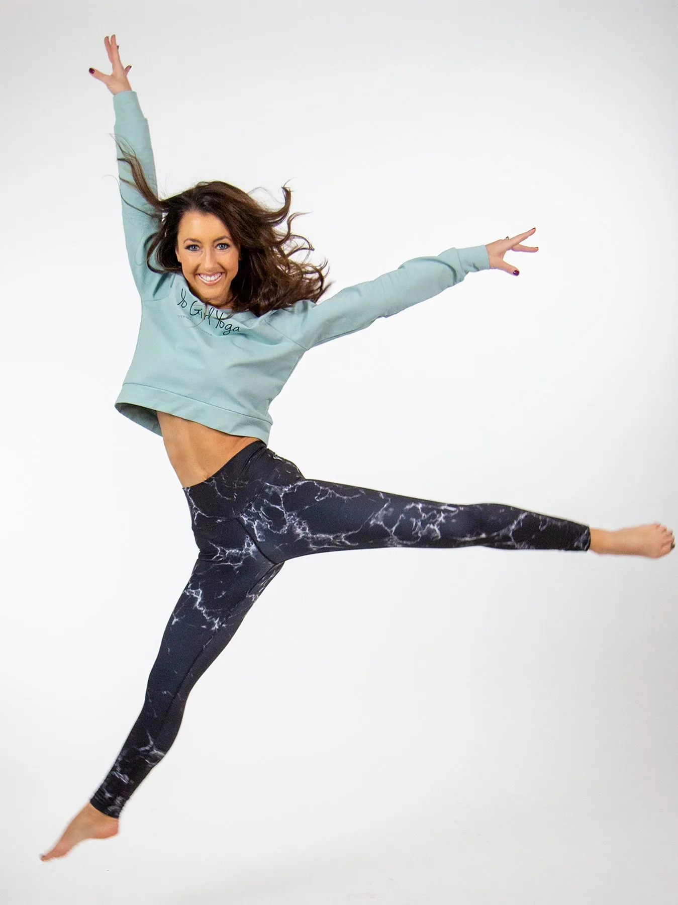 Seafoam Cropped Sweatshirt