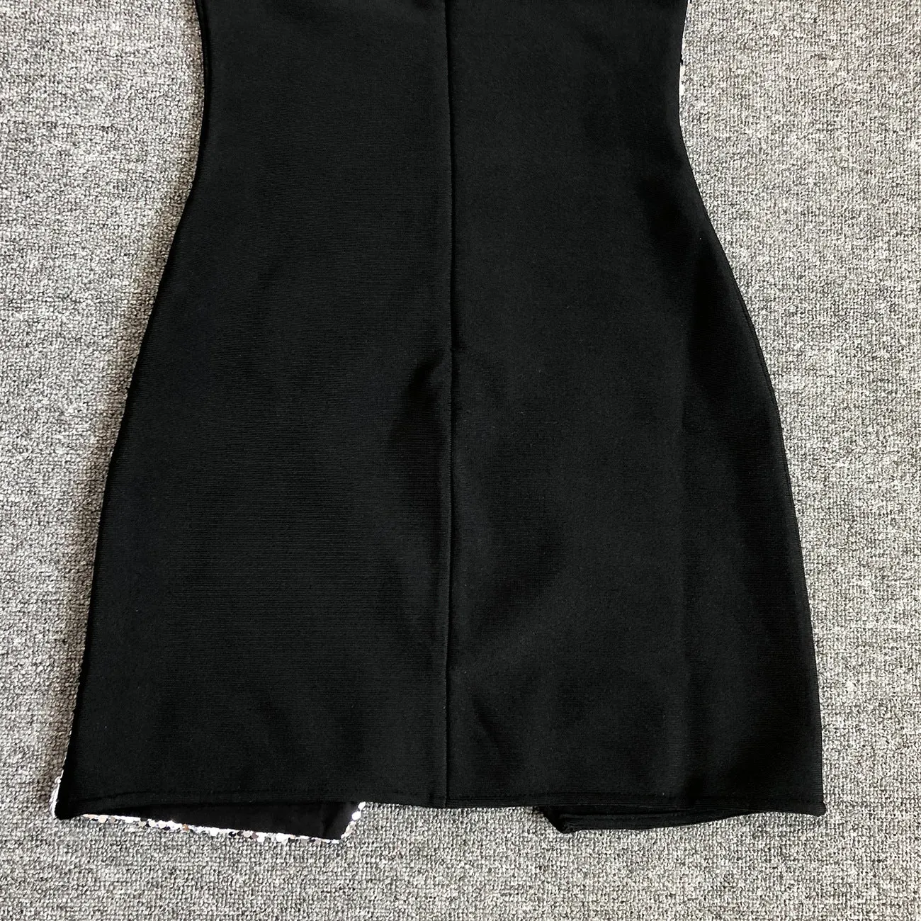 Sequin Patchwork Bandage Dress Bodycon Mini Dress Vestidos Outfits