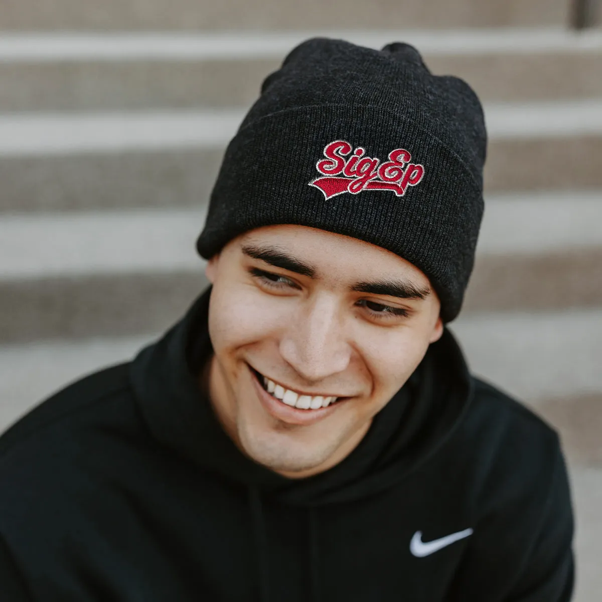 SigEp Signature Charcoal Beanie