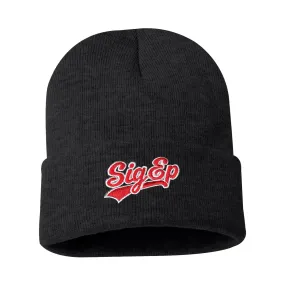 SigEp Signature Charcoal Beanie
