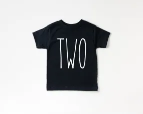 Skinny Two Birthday Shirt - Kids Tee