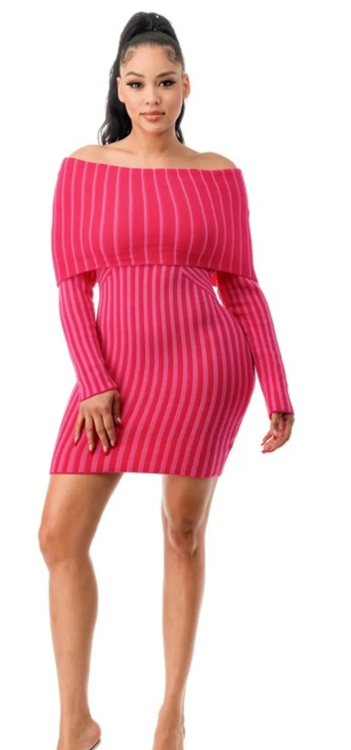 Strike A Pose Sweater Dress