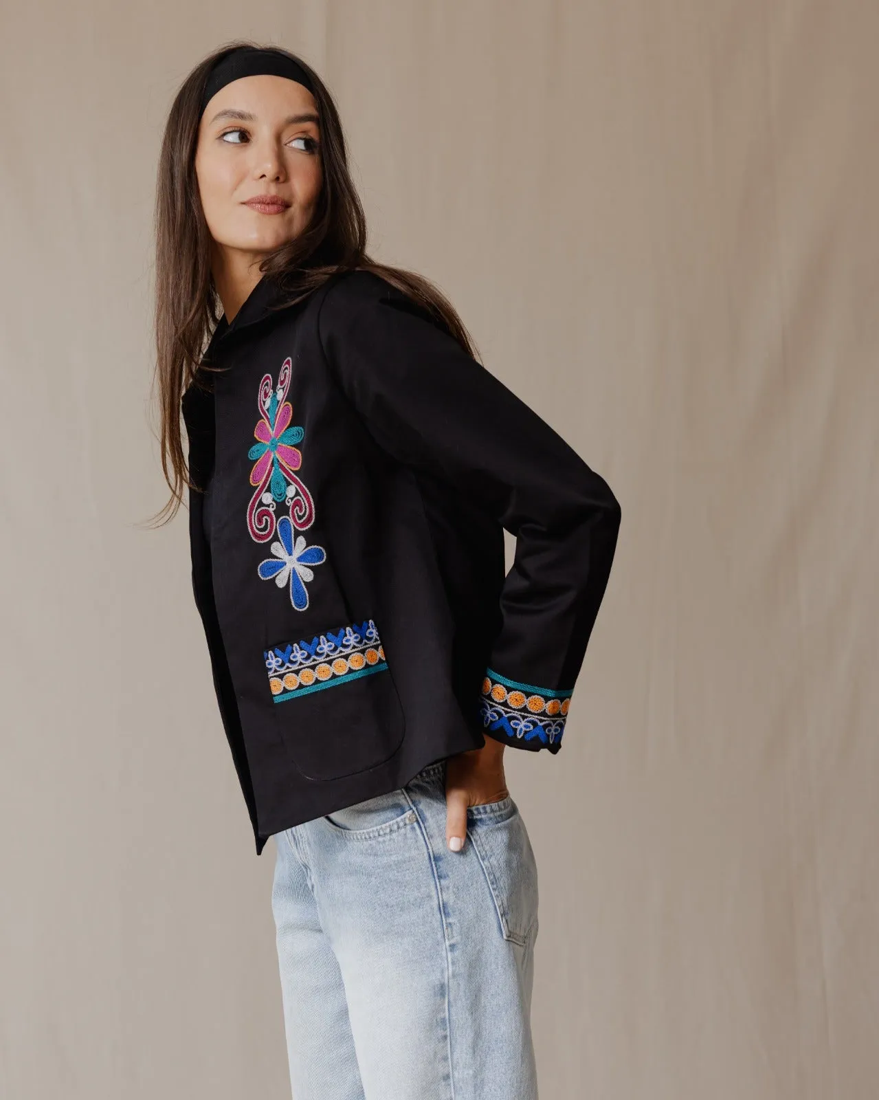Suzani Jacket In Black