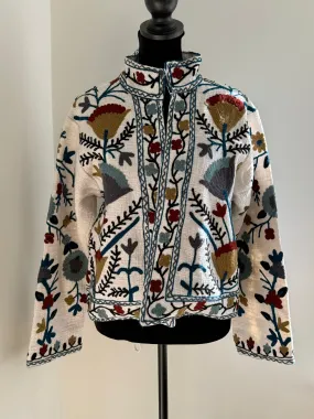 Suzani Jacket - White