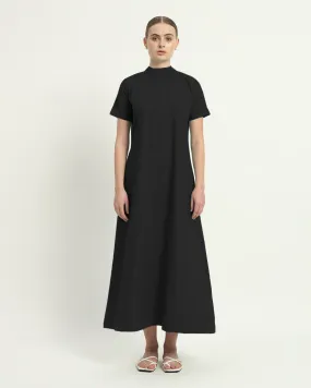 The Hermon Noir Cotton Dress