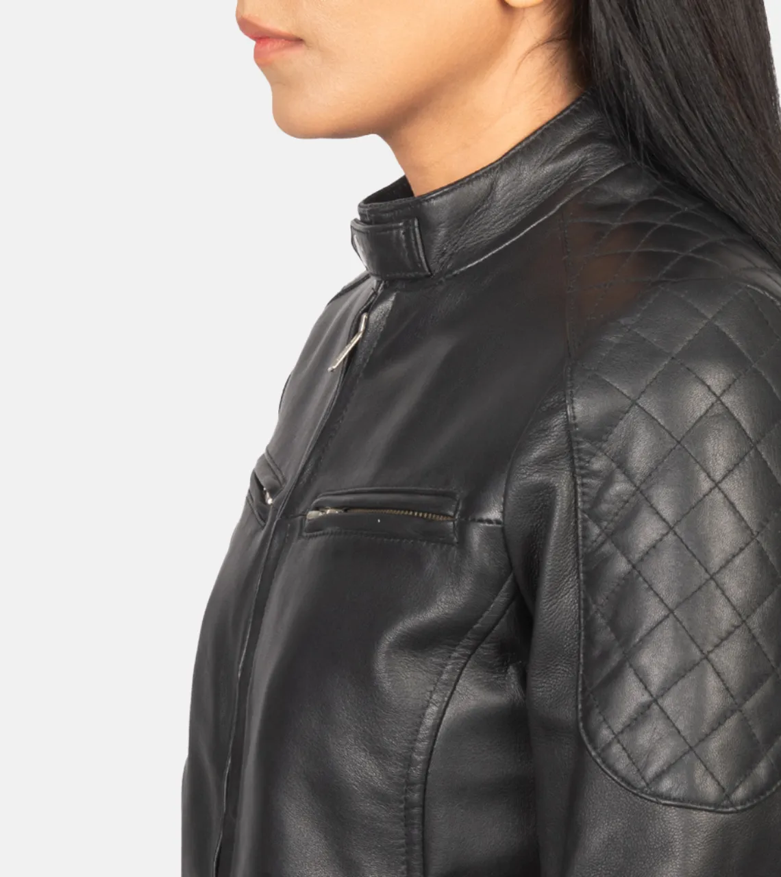 Tomachi Black Women's Leather Jacket