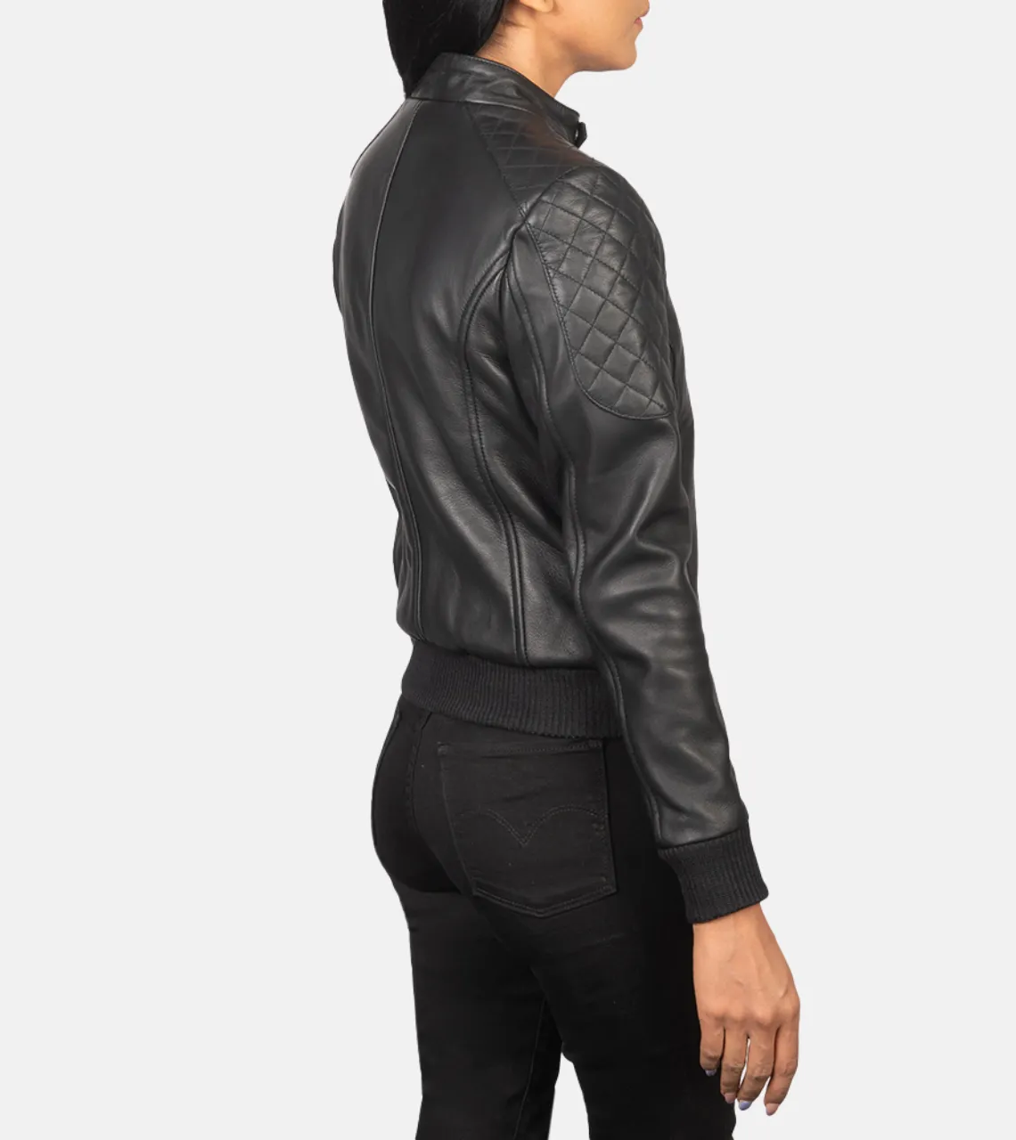 Tomachi Black Women's Leather Jacket
