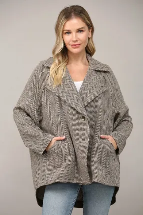 Tweed Oversize Coat