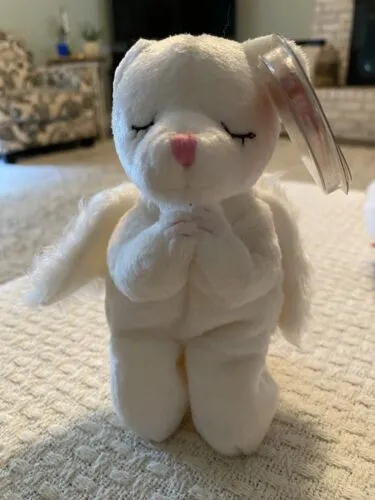 Ty Beanie Baby - BLESSED the Angel Bear (6 Inch) MINT with MINT TAGS