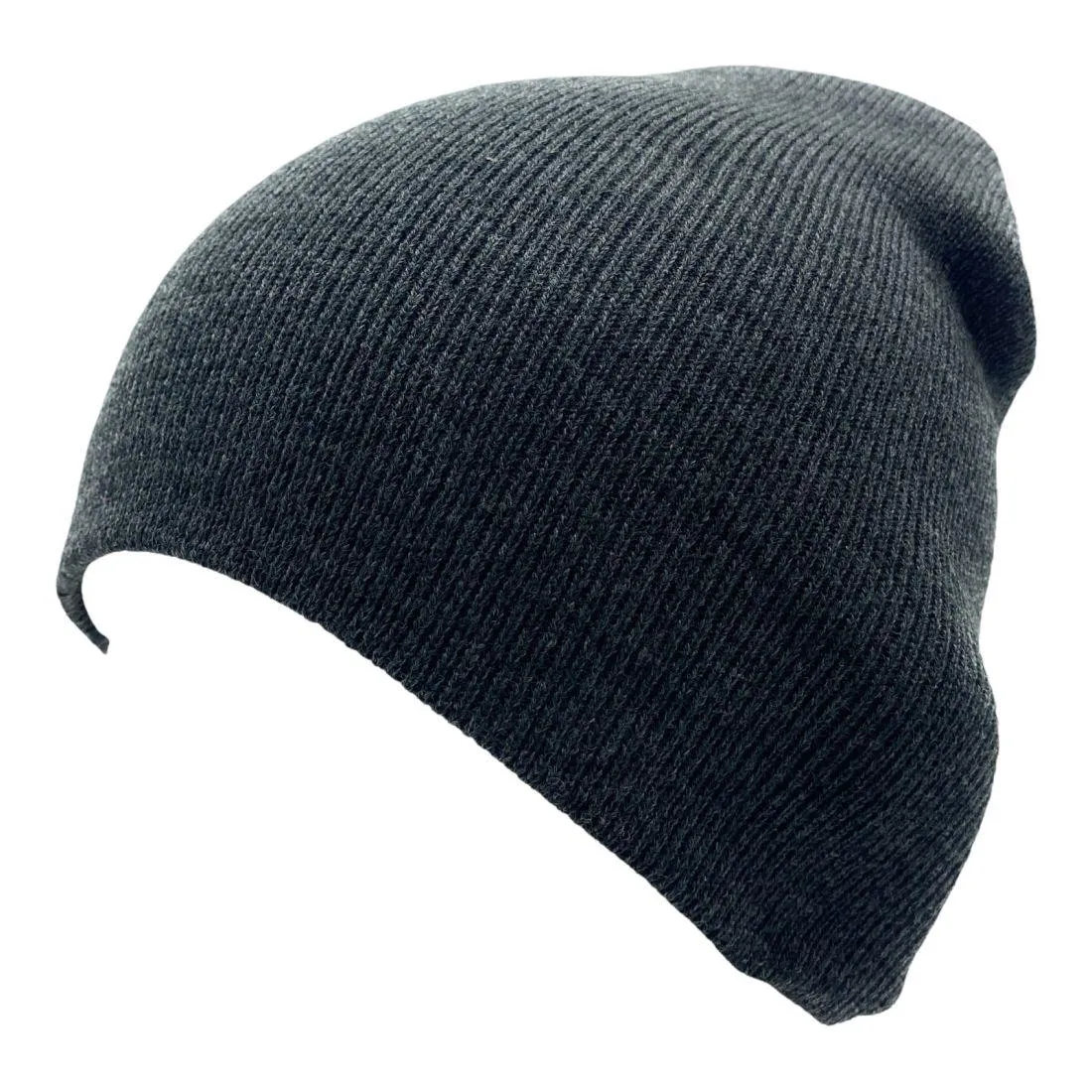 Unbranded Beanies Caps Toboggan Short Uncuffed Soft Knit in Bulk Multi-Color Plain Blank Wholesale Lot