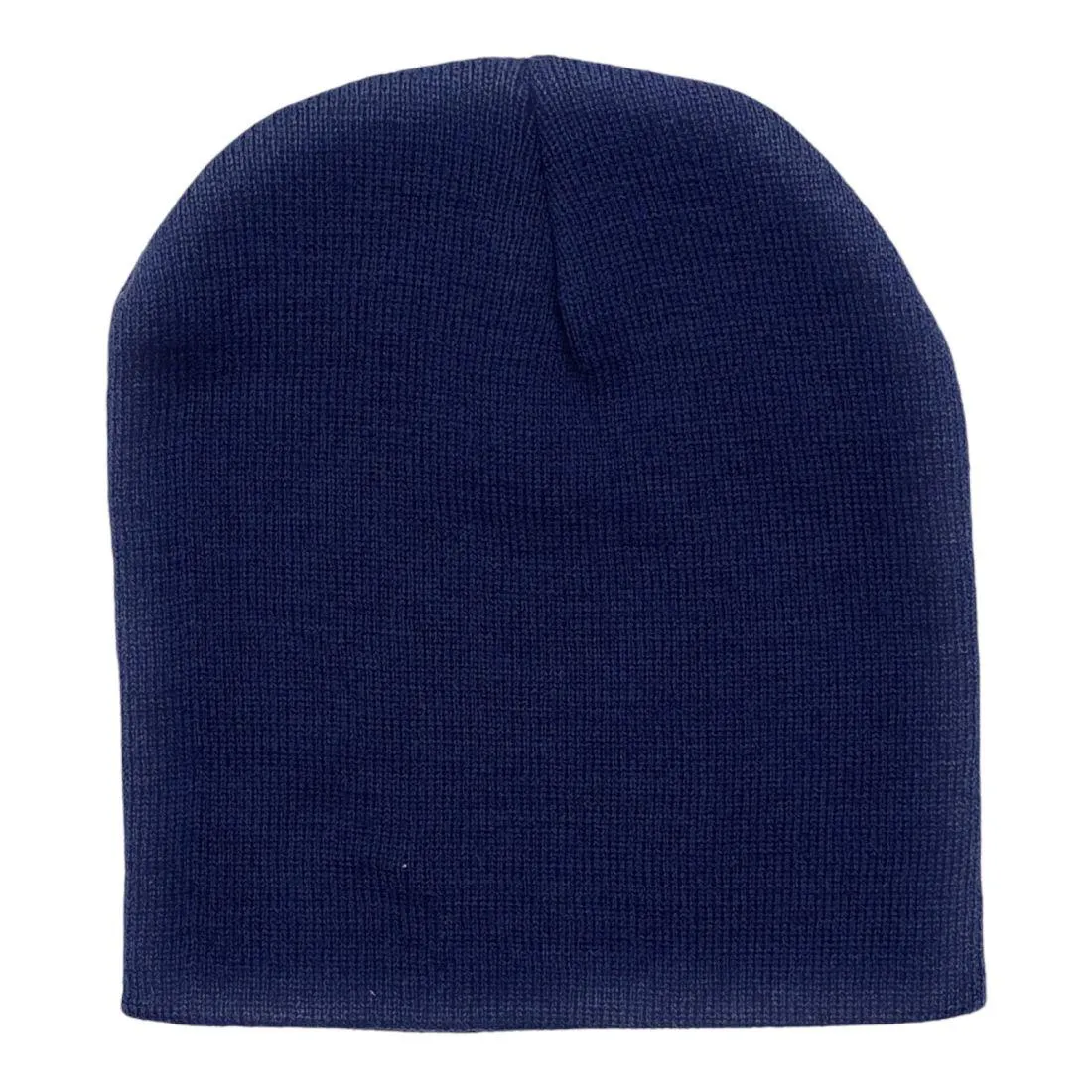 Unbranded Beanies Caps Toboggan Short Uncuffed Soft Knit in Bulk Multi-Color Plain Blank Wholesale Lot
