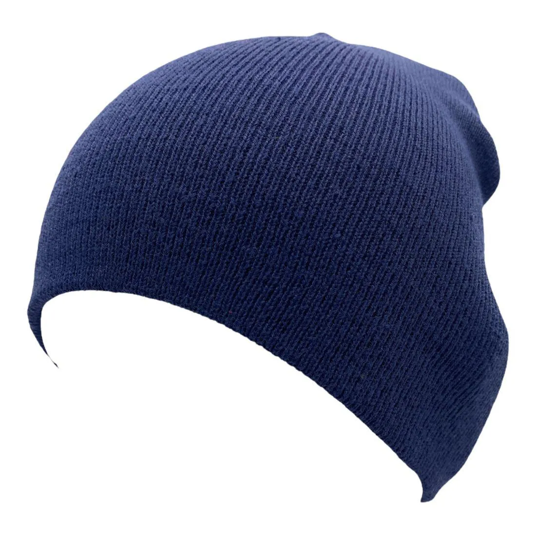 Unbranded Beanies Caps Toboggan Short Uncuffed Soft Knit in Bulk Multi-Color Plain Blank Wholesale Lot