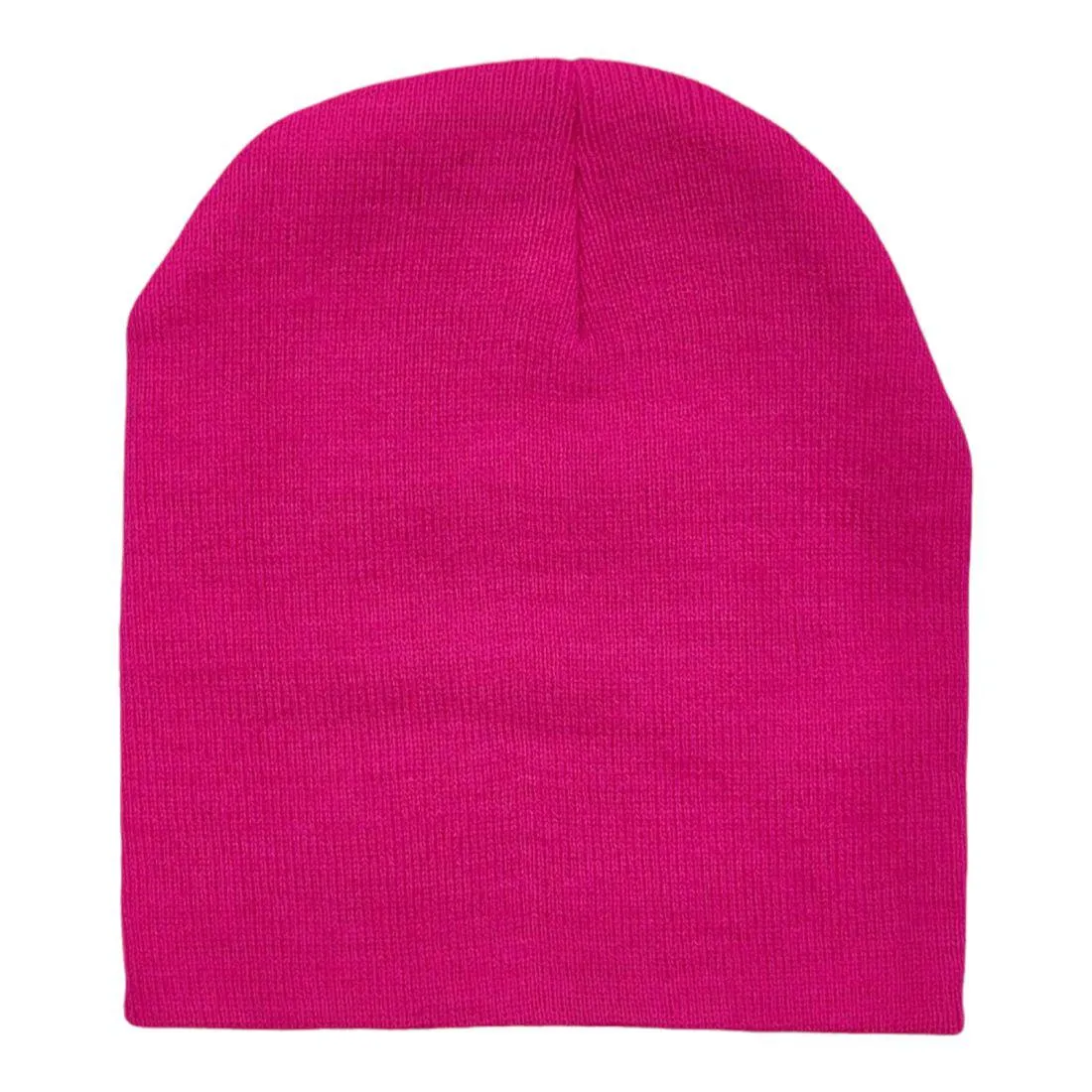 Unbranded Beanies Caps Toboggan Short Uncuffed Soft Knit in Bulk Multi-Color Plain Blank Wholesale Lot