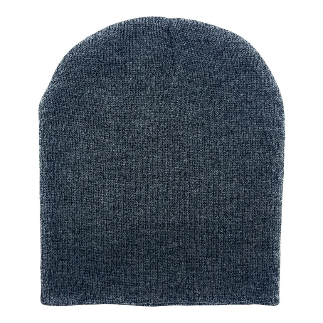 Unbranded Beanies Caps Toboggan Short Uncuffed Soft Knit in Bulk Multi-Color Plain Blank Wholesale Lot