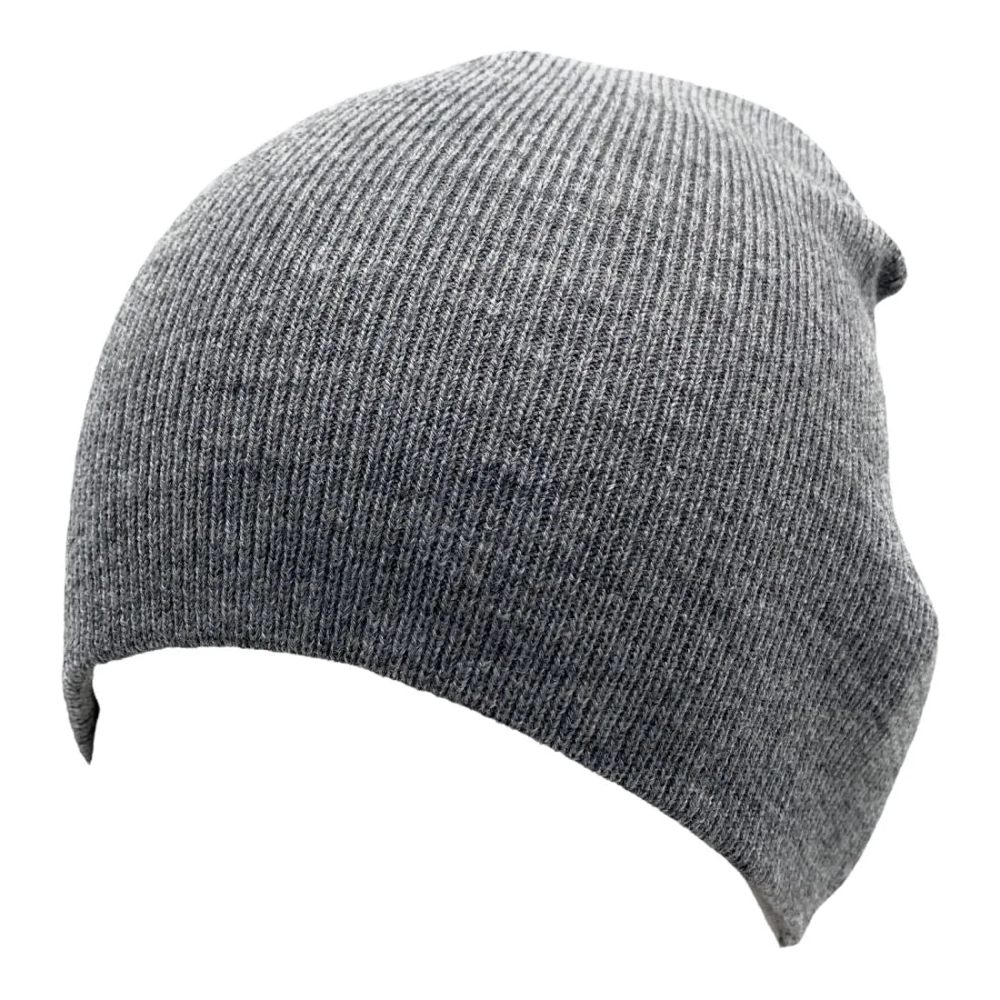 Unbranded Beanies Caps Toboggan Short Uncuffed Soft Knit in Bulk Multi-Color Plain Blank Wholesale Lot