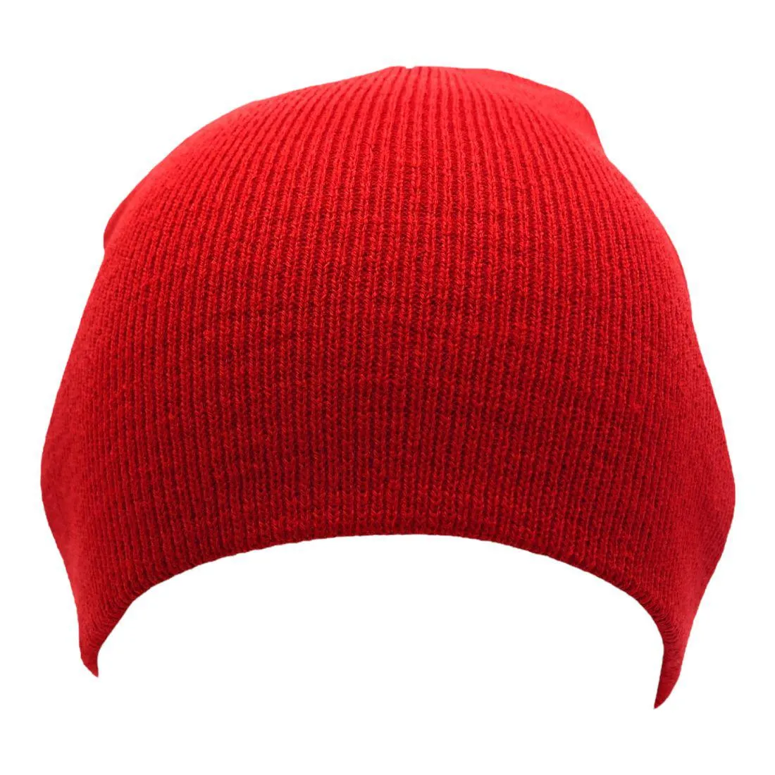 Unbranded Beanies Caps Toboggan Short Uncuffed Soft Knit in Bulk Multi-Color Plain Blank Wholesale Lot