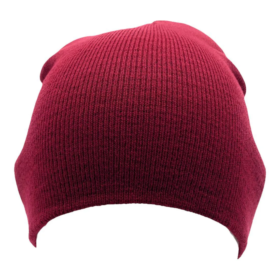 Unbranded Beanies Caps Toboggan Short Uncuffed Soft Knit in Bulk Multi-Color Plain Blank Wholesale Lot