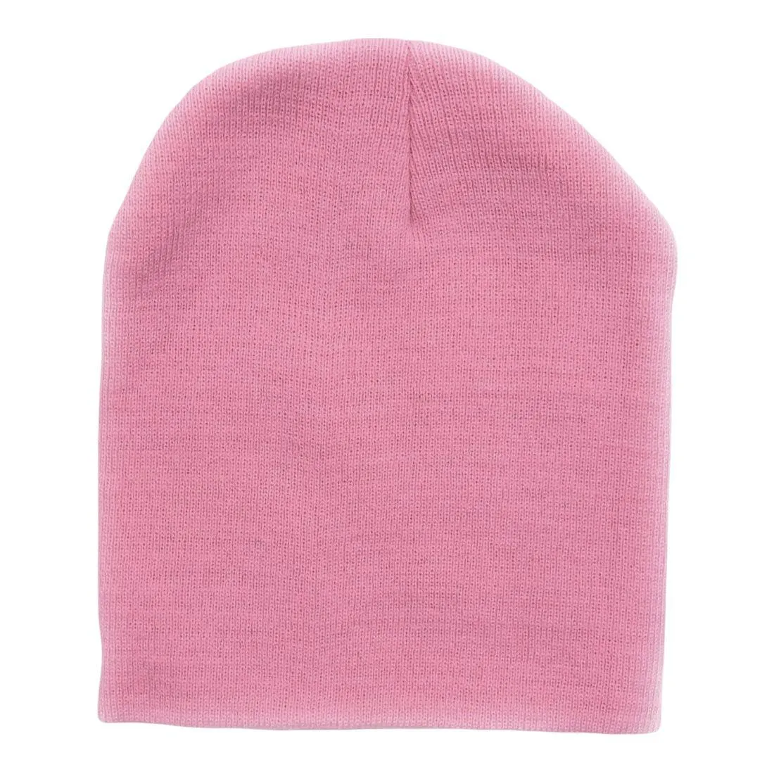 Unbranded Beanies Caps Toboggan Short Uncuffed Soft Knit in Bulk Multi-Color Plain Blank Wholesale Lot