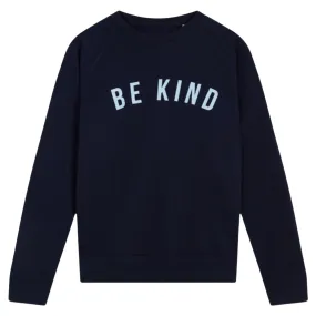 Unisex Navy & Baby Blue BE KIND Unisex Sweatshirt for Vetlife Charity
