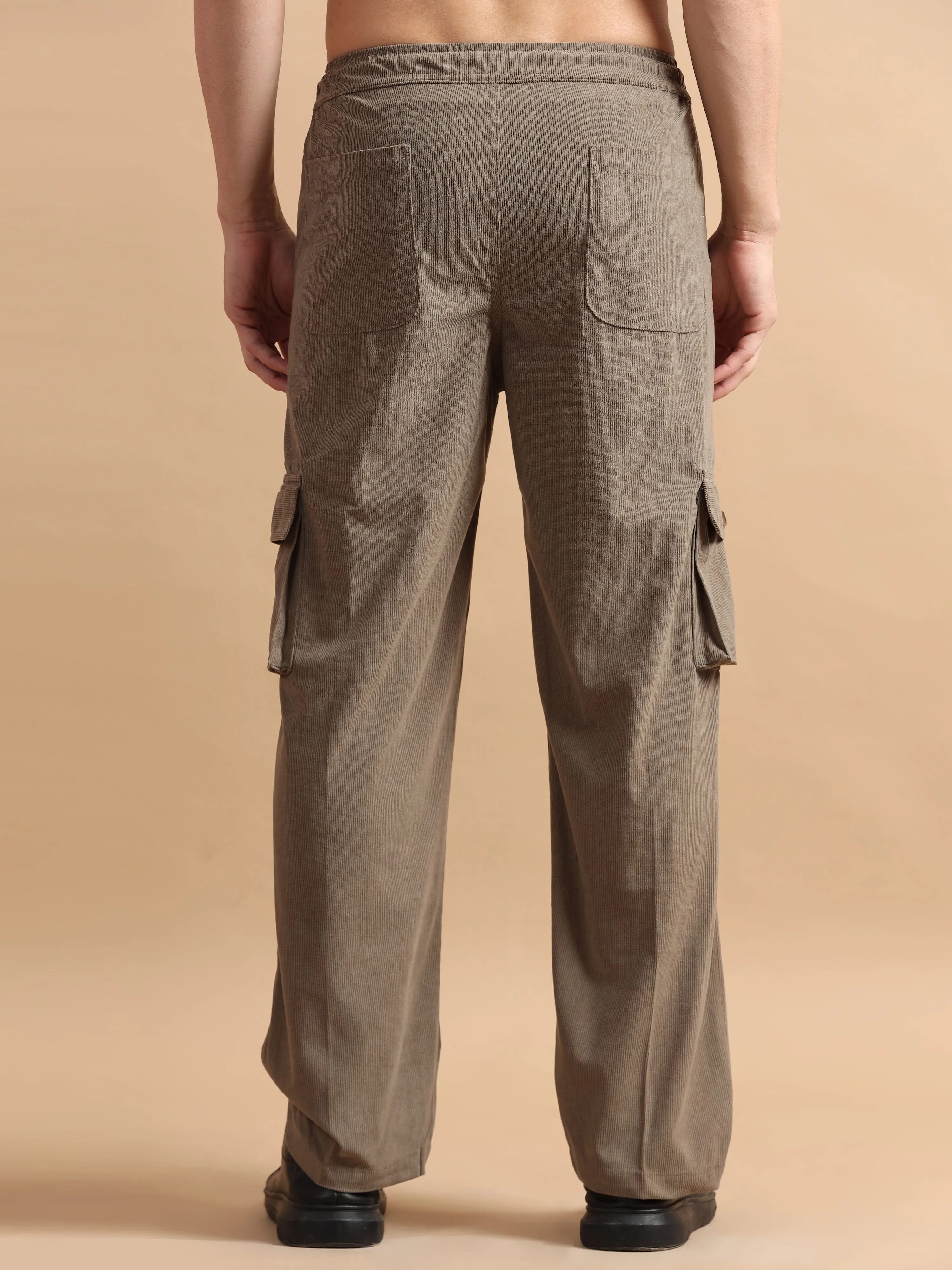 Utility Relaxed Fit Cargo Pant - Tan