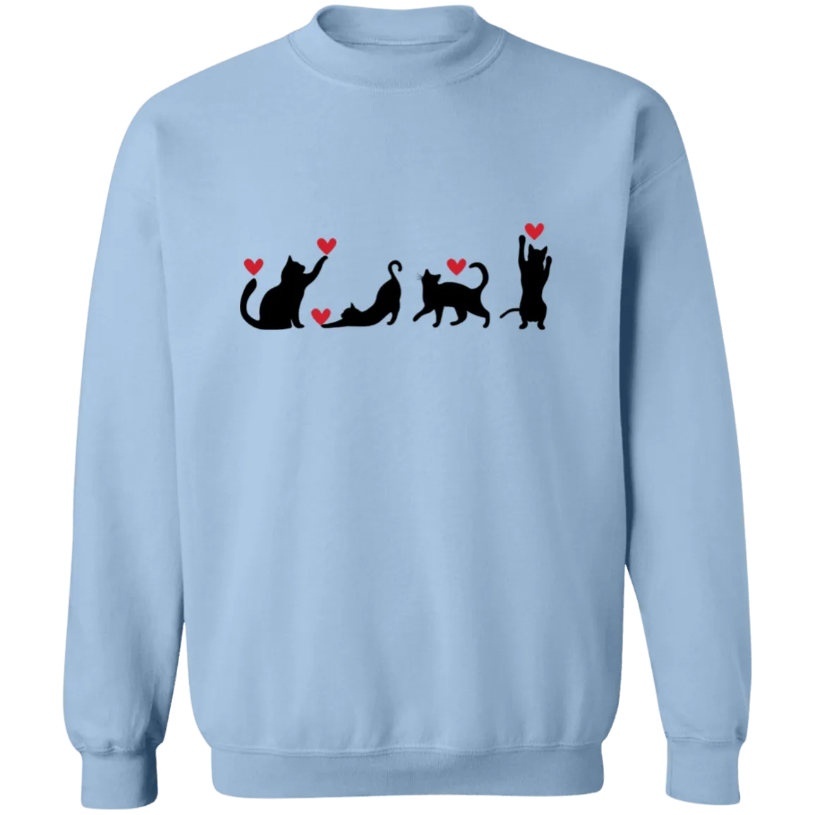 Valentine Cats Sweatshirt
