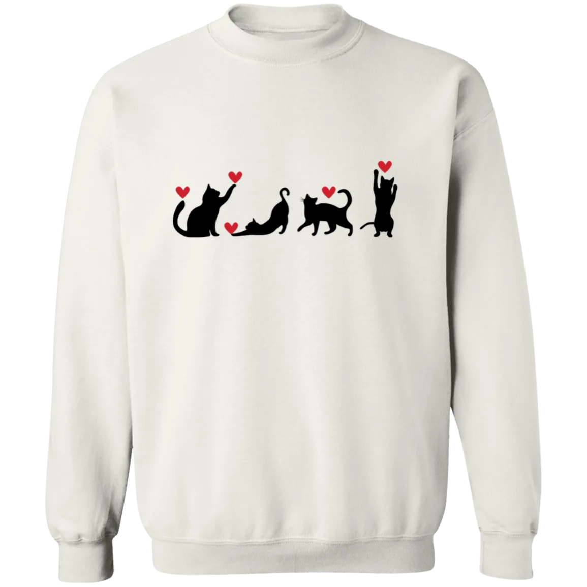 Valentine Cats Sweatshirt