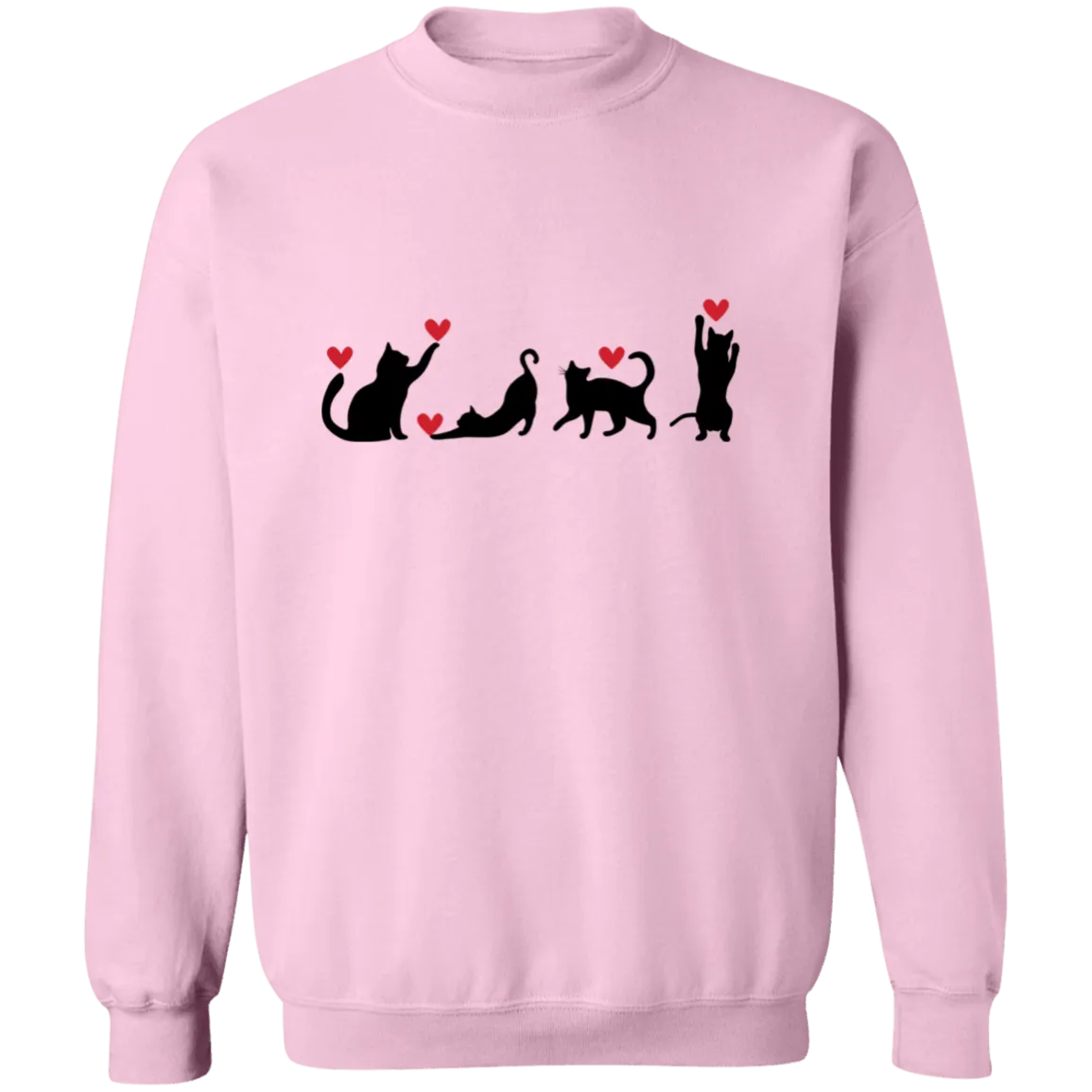 Valentine Cats Sweatshirt
