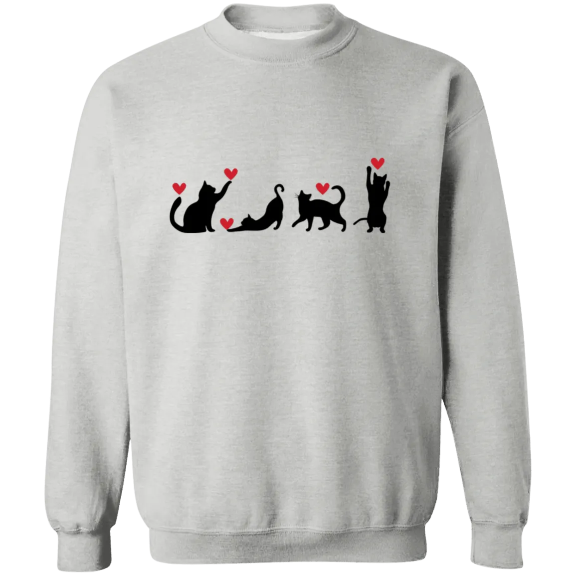 Valentine Cats Sweatshirt