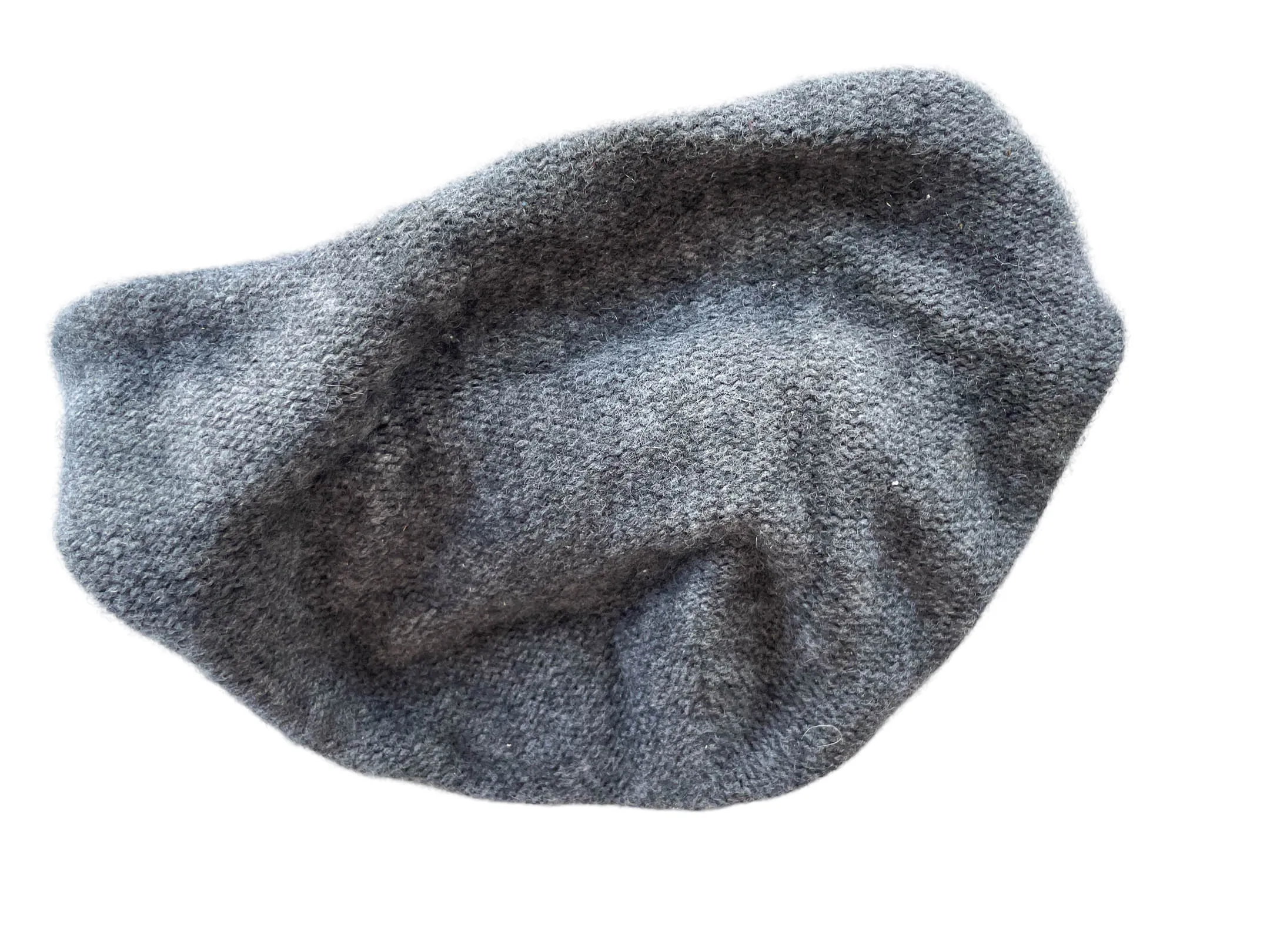 Vintage grey beanie hat| SKU 4354