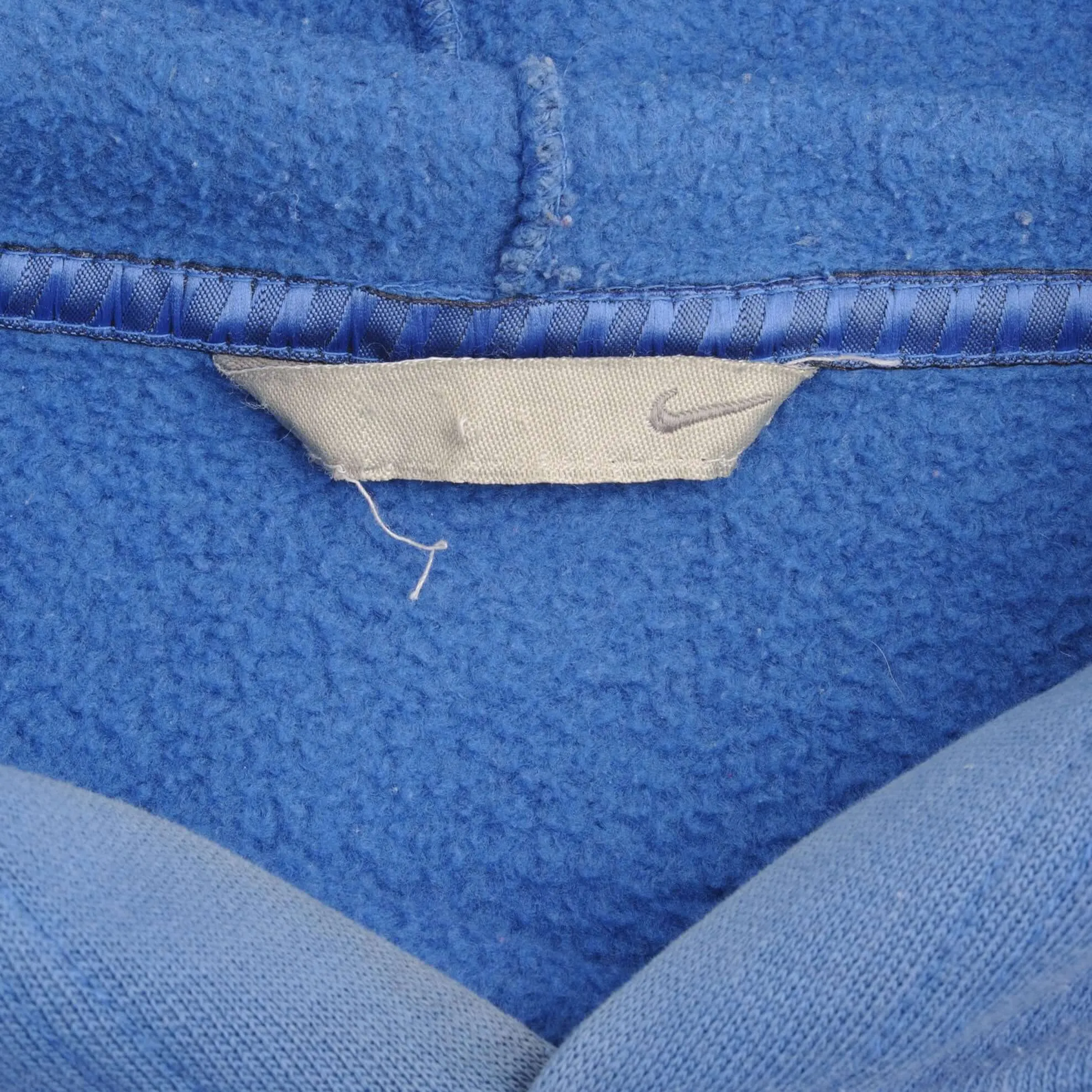 VINTAGE NIKE CLASSIC SWOOSH BLUE HOODIE SWEATSHIRT 2000S SIZE MEDIUM