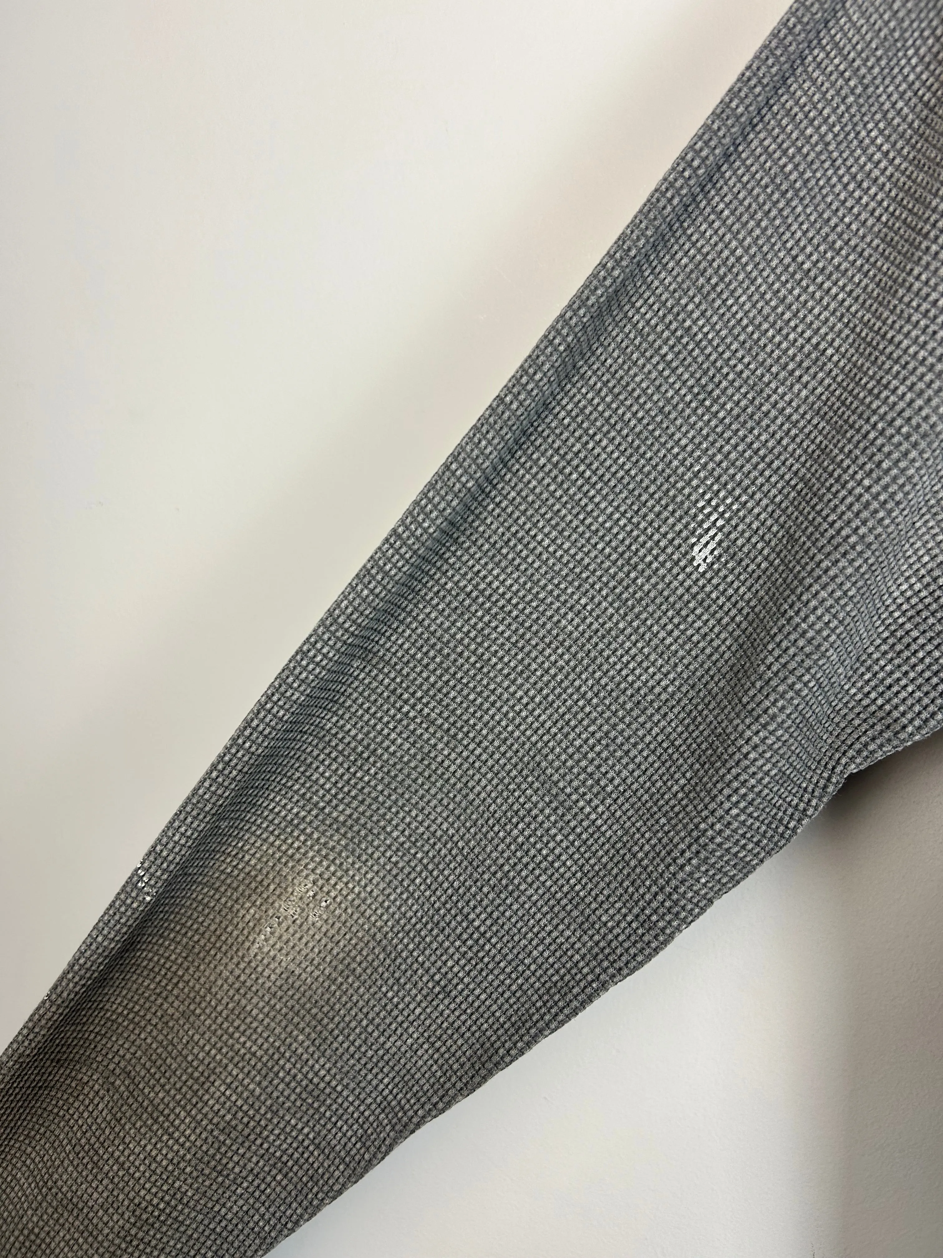 Vintage Y2K Faded Grey Thermal Long Sleeve