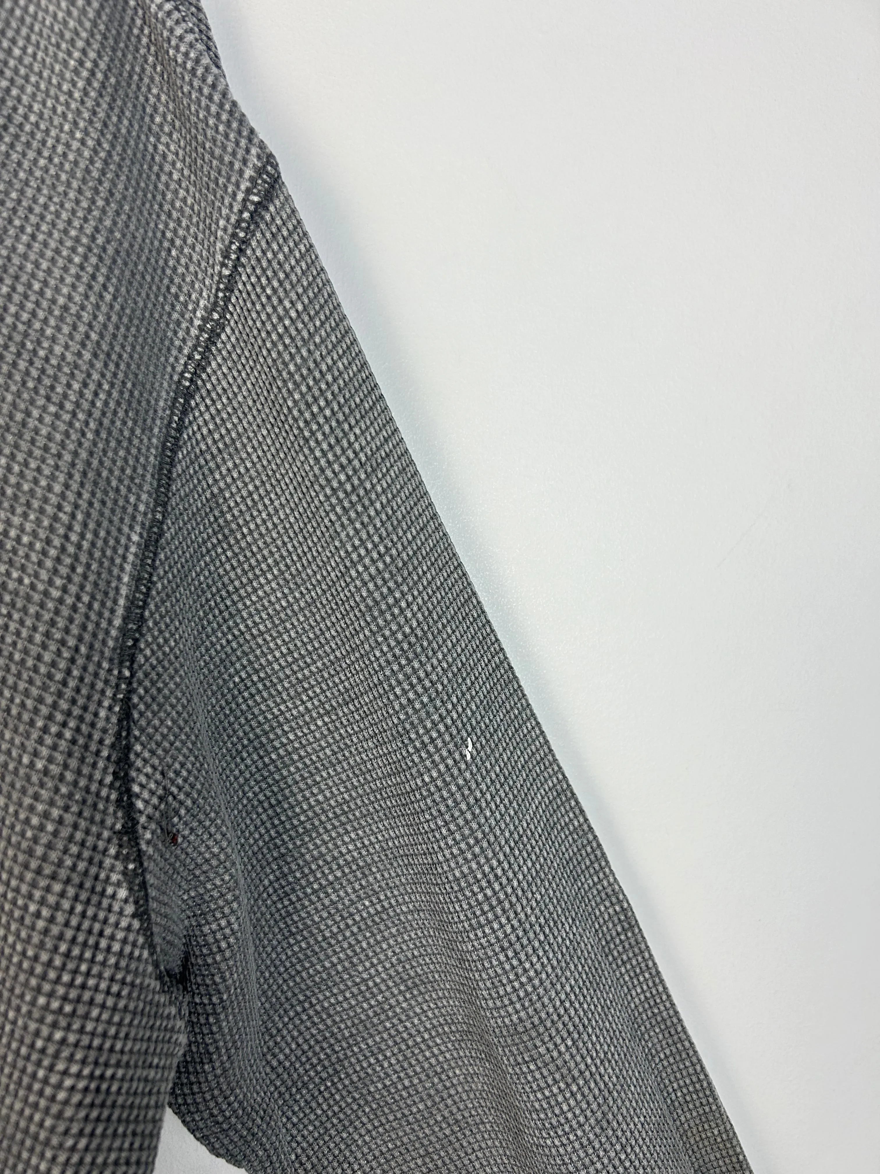 Vintage Y2K Faded Grey Thermal Long Sleeve