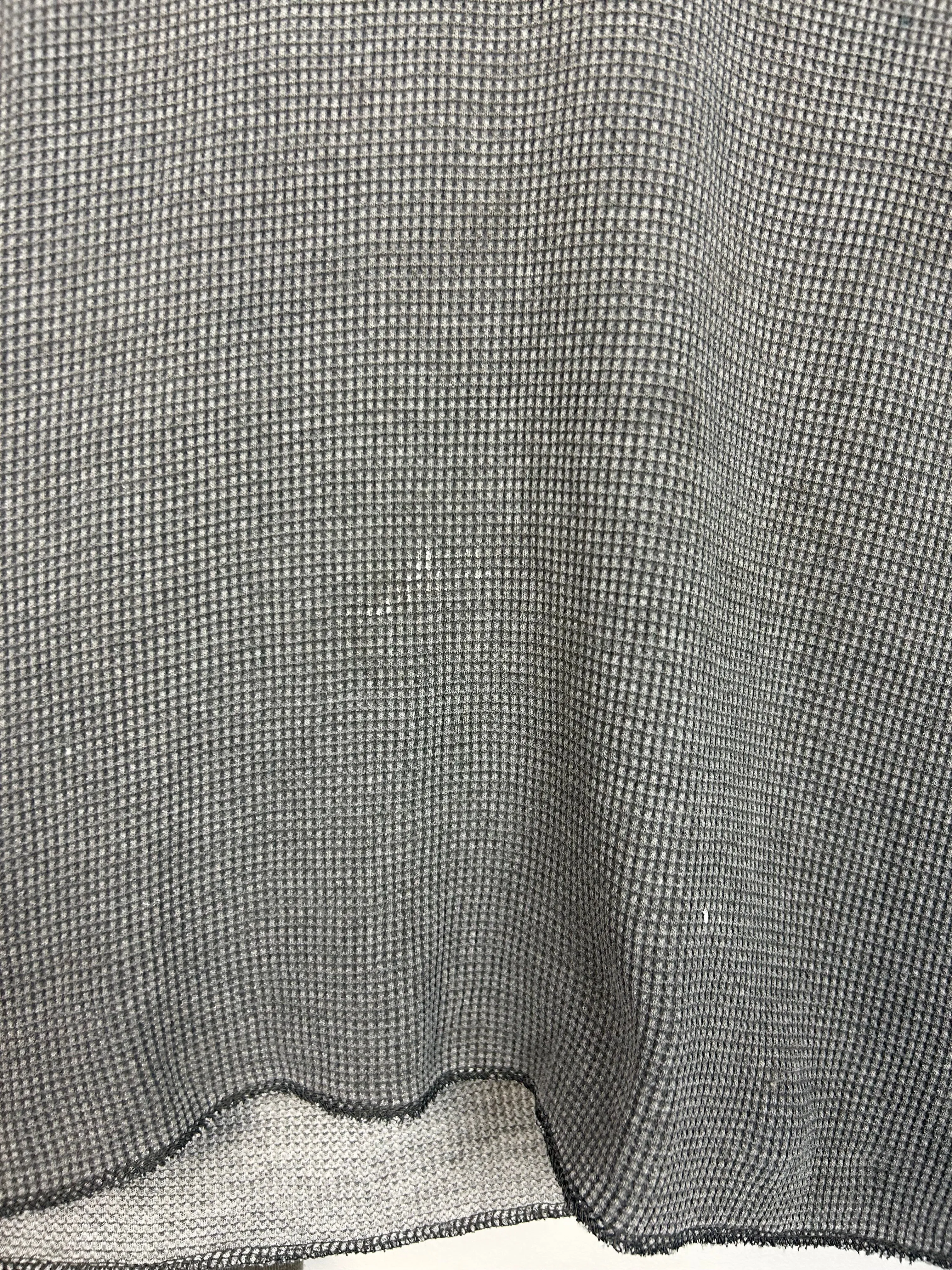 Vintage Y2K Faded Grey Thermal Long Sleeve
