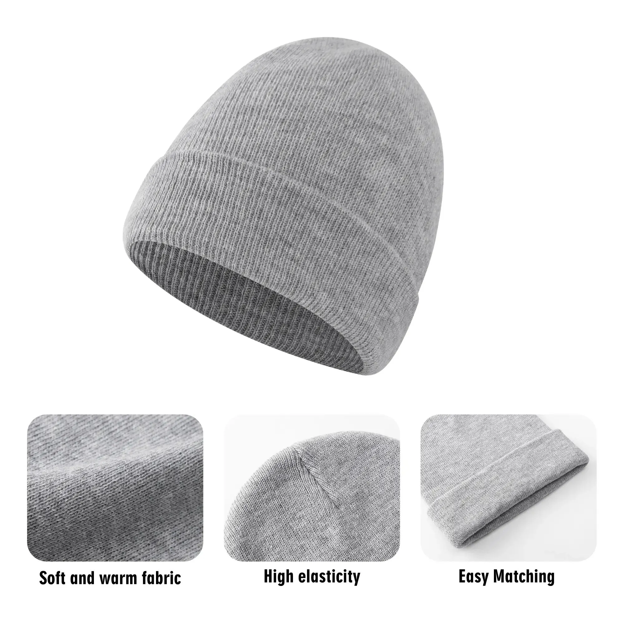 Warm Comfortable Knit Beanies