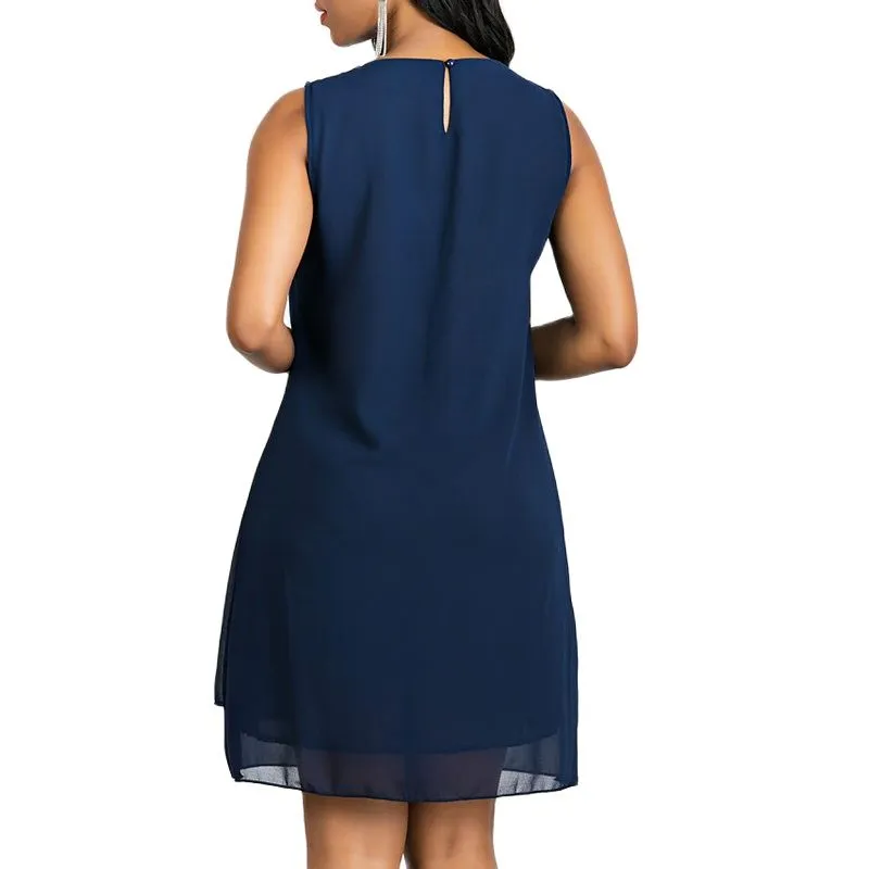 Women Sequins Tank Dress
